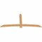 Ekena Millwork Bellingham Timber Gable Bracket, Western Red Cedar, 96"W x 44"H x 1 1/2"D x 5 1/2"F, 11/12 Pitch GBW096X44X0206BEL00SWR - alternate 4